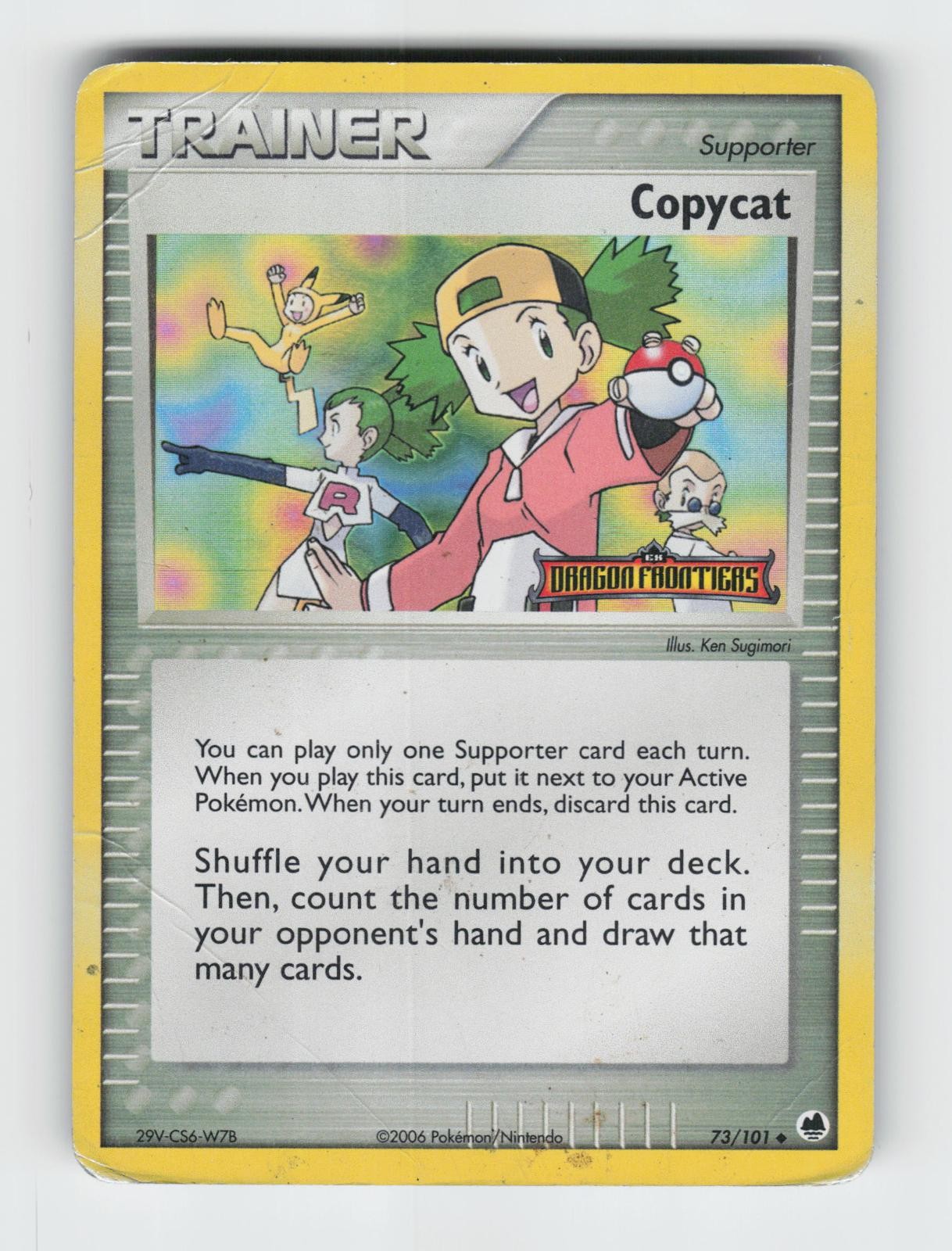 Copycat 73/101 Reverse Holo Uncommon Dragon Frontiers Pokemon 2006 HP