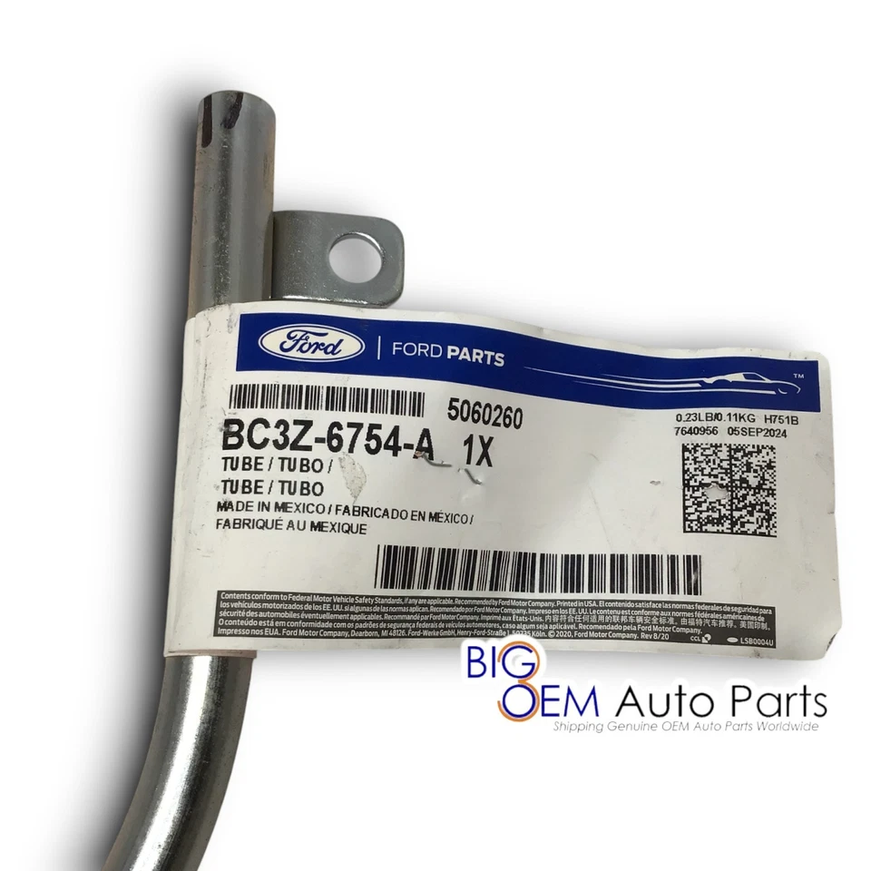 Tubo indicador de aceite de motor diésel Ford Super Duty 6,7 L OEM BC3Z-6754-A Foto 4 de 4