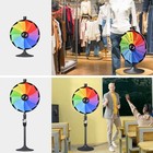 WinSpin 24" Prize Wheel Tabletop Floor Stand Spinning Game w/ Brochure Holders — photo 3