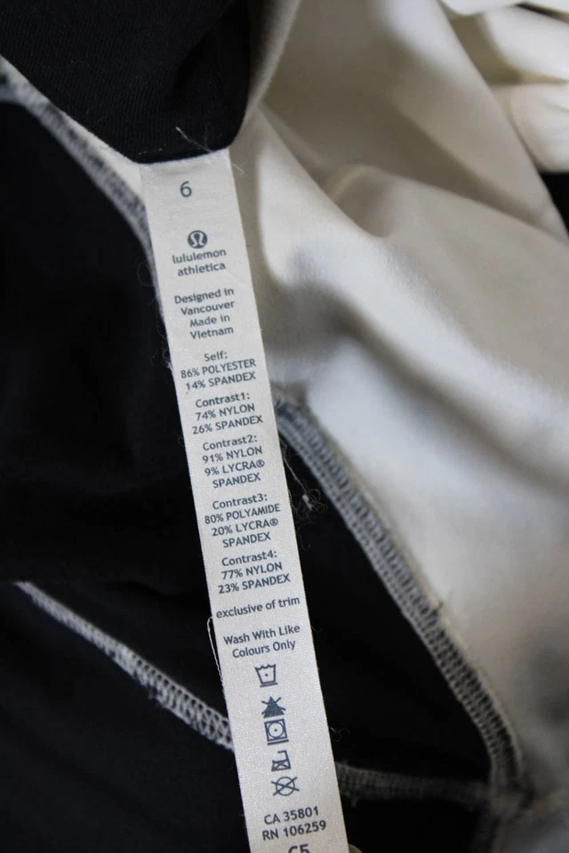 Chaqueta Lululemon Mujer Encaje Borde Asimétrico Cremallera Crema Talla 6 Foto 4 de 4