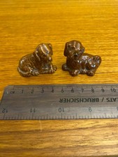 WADE WHIMSIES 2X RED SETTER PUPPIES COLLECTABLE