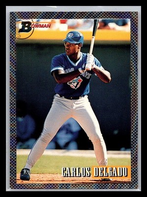 Carlos Delgado 1993 Bowman #693 RC Toronto Blue Jays