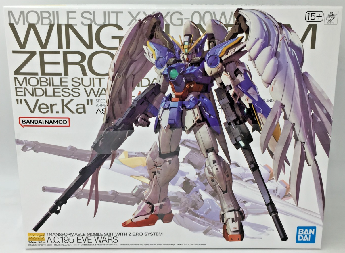 WING ZERO EW Ver.Ka プラモデル Bandai Namco Mobile Suit Wing Gundam Zero EW XXXG-00W0 Ver. KA MG