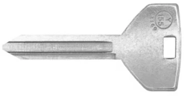 Металлический пустой ключ Y155 / P1793 Chrysler / Dodge (JMA-CHR-10E) - Изображение 3 из 4