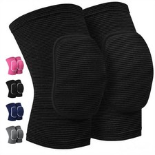 Black Volleyball Knee Pads Soft Breathable Small for Women Kids Girls