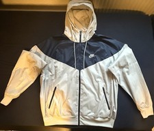 Nike Windrunner Jacke Grau/Blau Gr.M Neu Ungetragen Ohne Etikett