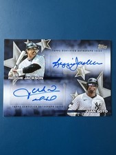 2025 Topps Reggie Jackson Juan Soto Baseball Stars Dual Auto /10 Yankees