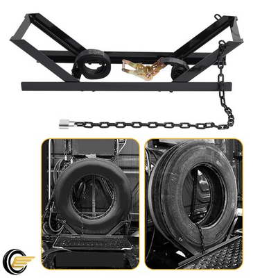 #ad Class 8 Semi Truck Tire Rack Spare Tire Carrier Mount Holder w Hardware $69.99