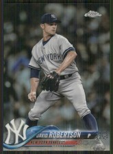 2018 Topps Chrome Refractor #112 David Robertson New York Yankees 4161