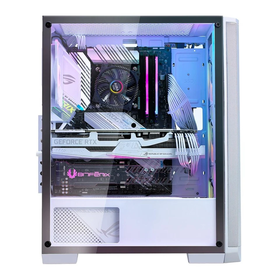 BitFenix Case Nova Mesh SE Midi Tower Giocattolo Bianco con RGB - Immagine 3 di 4