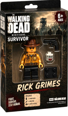  Rick Grimes/Walking Dead/Minifigur/Klemmbausteine