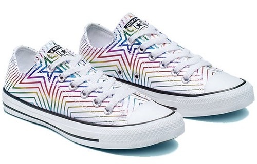 Converse Chuck Taylor All Star Ox "All Of The Stars" Damengröße 6 weiß 565440F