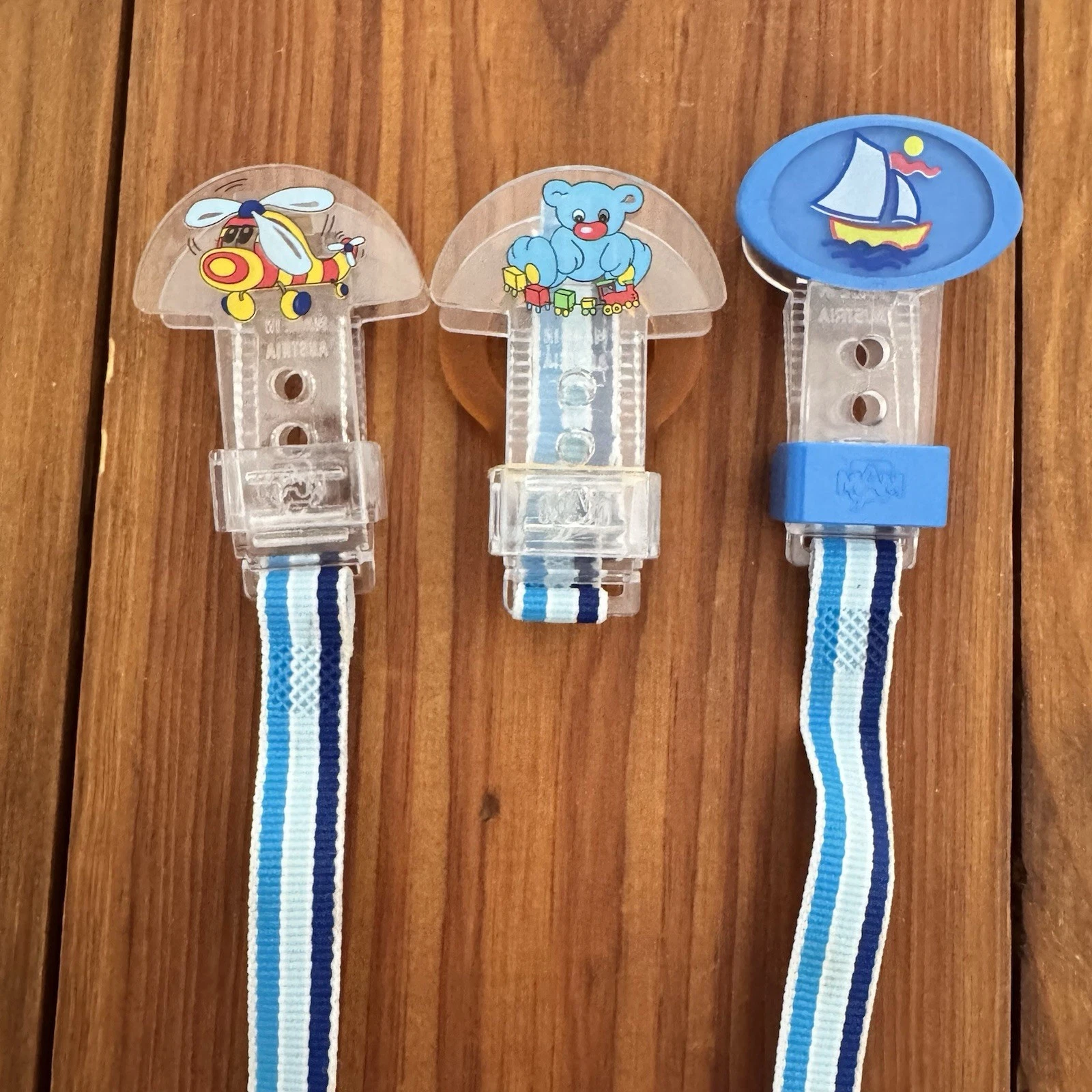 Vintage Sassy MAM Lot Of 3 Pacifier Keeper Clip Holder Fits All Pacifiers
Opens in a new window or t