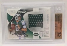 2009 Playoff National Treasures - Rookie Colossal Materials Mark Sanchez #1...