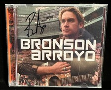 Bronson Arroyo Autographed Covering the Bases CD Cover