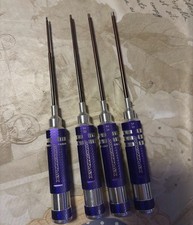 Arrowmax Hex Screwdriver Set 1.5/2.0/2.5/3.0 4pcs Purple/Silver