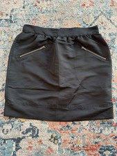 NWT Walter Baker Pencil Black Bengaline Exposed Zipper Skirt