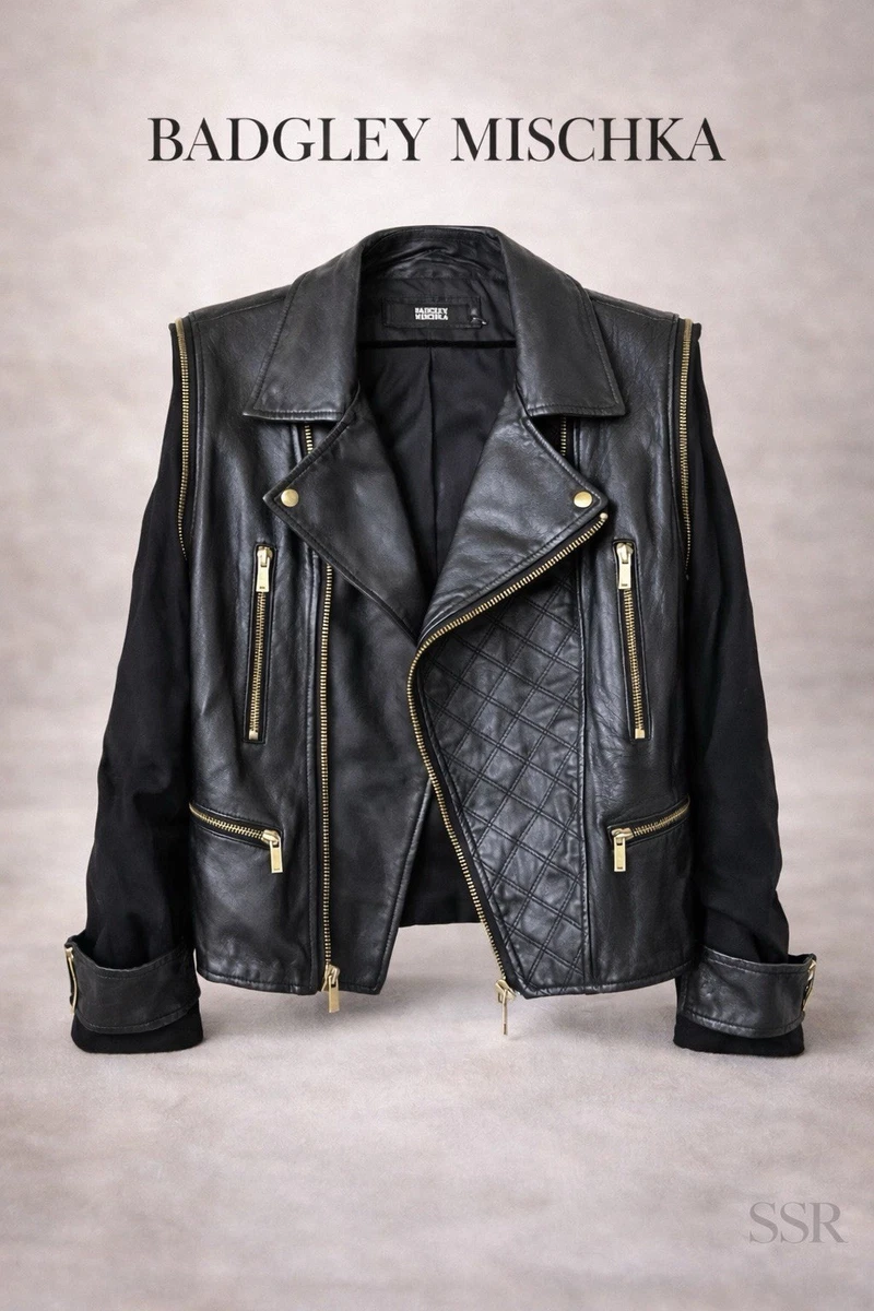 Badgley Mischka Coats, Jackets & Vests Leather Outer Shell for