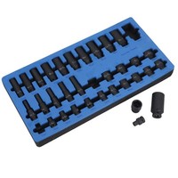 3/8 Zoll Antrieb Flache Und Tiefe Metrische SteckschlüSseleinsäTze 7 Mm - 22 ...