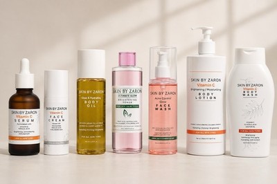 Skin By Zaron Vitamin C Skincare Set Glow Brightening Routine Kit