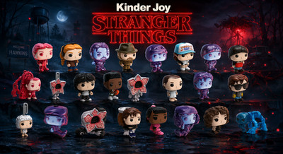 STRANGER THINGS Kinder Joy Eggs Will Mike Max Eleven Vecna Dustin Eddie Steve