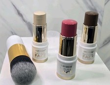 3Pcs Cream Contour Stick, Highlighter Stick, Blush Stick and Bronzer Contour