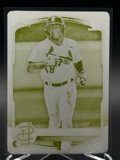 2025 Bowman SAMMY HENRNANDEZ 1st Yellow Printing Plate 1/1 BCP-66 - Cardinals