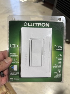 Lutron Maestro Multi-Location LED Toggle Light Dimmer - White