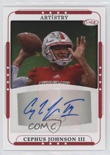 2023 SAGE Artistry Auto Red Cephus Johnson #ART-CJ Auto qw7
