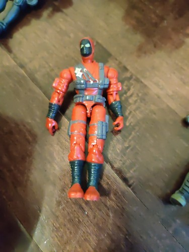 2002 ARAH GI Joe vs Cobra Venom Cycle mit Seitenwagen, 7 Figuren Lot: Snake Eyes - Bild 9 von 10