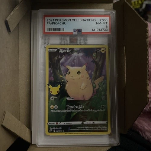 2021 Pikachu 005/025 Celebrations Holo 25th Anniversary PSA 8 💎