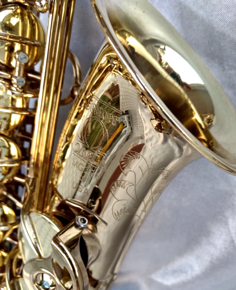 Saxo alto SELMER OMEGA MG288 EE. UU. con estuche original y Vitol Mpc. - LISTO PARA JUGAR Foto 2 de 4