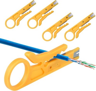 4 Pack Mini Wire Stripper Crimping Tool RJ45 Cat5 Cat-6 Telephone UTP New