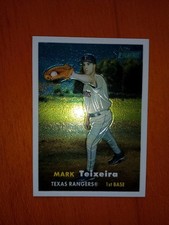 2006 Topps Heritage CHROME Baseball Mark Teixeira #79  /1957 - Texas Rangers