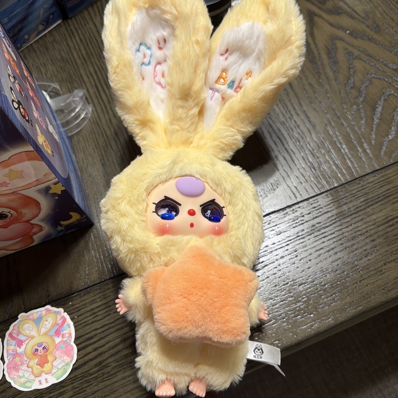 Baby Three 'Lily Rabbit Town' BB3 Yellow GuoGuo Card Box Bag Special Liquid Eyes