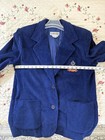Vintage Royal Blue Corduroy Blazer S.B.II by Butternan “Fly Dragon” Crest – Sz M — photo 8