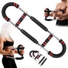 Twister Arm Trainer,60-100 Lbs Adjustable Arm Trainer for Men with Chest Clip