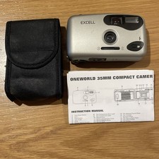 ONEWORLD 35MM Compact Camera with Original Case and Strap Tested Working Vintage