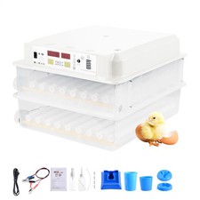 Automatic 120 Eggs Incubator Temperature Control Digital Chicken Egg Hatcher--