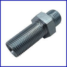 Schottverschraubung M16x1,5 Doppelstutzen Verschraubung Druckluft LKW 54mm lang