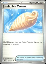 Jumbo Ice Cream Phantasmal Flames 91/94 English Pokémon Near Mint