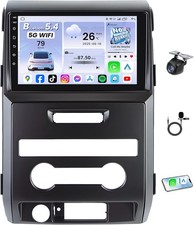 9" 4+64 FORD F150 Car Radio Stereo 2009-2014 Apple Carplay Receiver GPS Wifi Cam