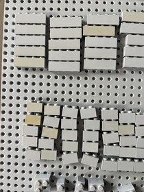 Lego Light Bluish Gray Brick 1x12 1x10 1x6 1x4 1x3 1x2 1x1 Sun Patina&rsquo;d 200pcs