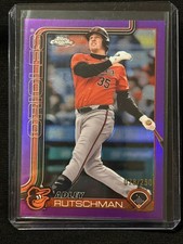 Adley Rutschman 2025 Topps Chrome Purple Refractor #78/250 - Baltimore Orioles