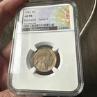 1923 5 Cent Buffalo Nickel US Mint NGC AU58