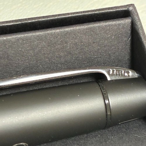 Omega Ballpoint Pen Luxury All Black Box Novelty For Watch Rare New Japan - Picture 3 of 7