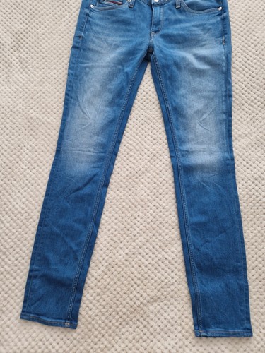 Jeans Tommy Hilfiger donna vita bassa Sophie skinny demin jeans W31 L32 - Foto 3 di 12