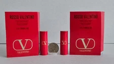 Valentino Rosso Valentino Satin Mini Lipstick 217A Ethereal Red 0.03oz /1g 2Pcs.