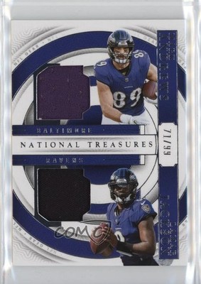 2023 Panini National Treasures /99 Mark Andrews Lamar Jackson #GCM-BAL 2s2
