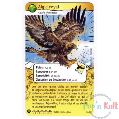 Nature Protect Challenge Card 184/240 Königsadler   Totem [FR] NM